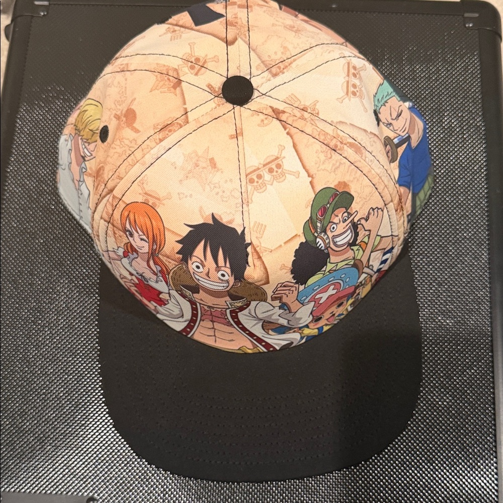 One Piece Official Adjustable Character Print Cap Hat